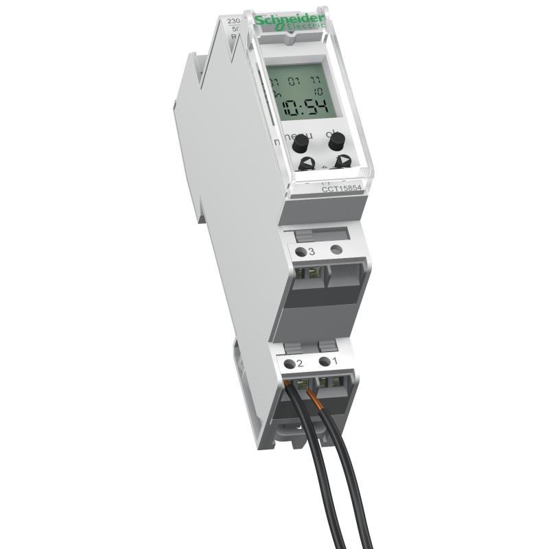 Acti9 IHP Inter horaire compact 1 canal 24h/7j réserve marche 56 commutat SCHNEIDER CCT15854