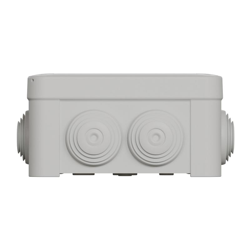Mureva Box boite de dérivation IP55 + embouts + bornier 105x105x55 gris SCHNEIDER ENN05205