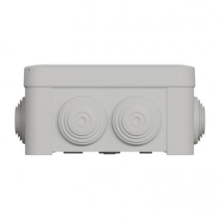 Mureva Box boite de dérivation IP55 + embouts + bornier 105x105x55 gris SCHNEIDER ENN05205