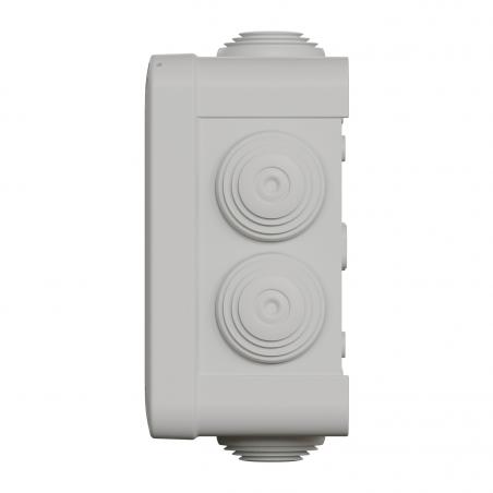 Mureva Box boite de dérivation IP55 + embouts + bornier 105x105x55 gris SCHNEIDER ENN05205