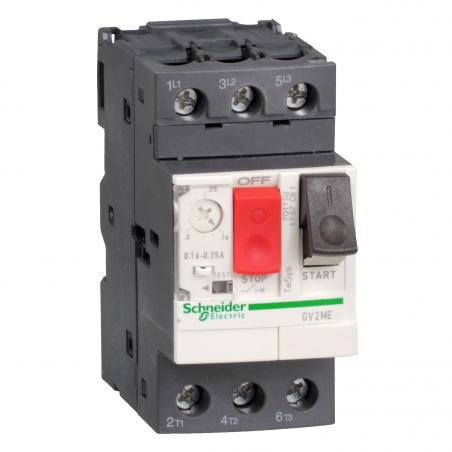 TeSys GV disjoncteur moteur 0,4 à 0,63A 3P 3d déclencheur magnétothermique SCHNEIDER GV2ME04