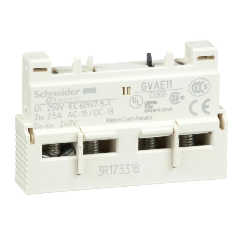 TeSys GV contact auxiliaire 1O+1F SCHNEIDER GVAE11