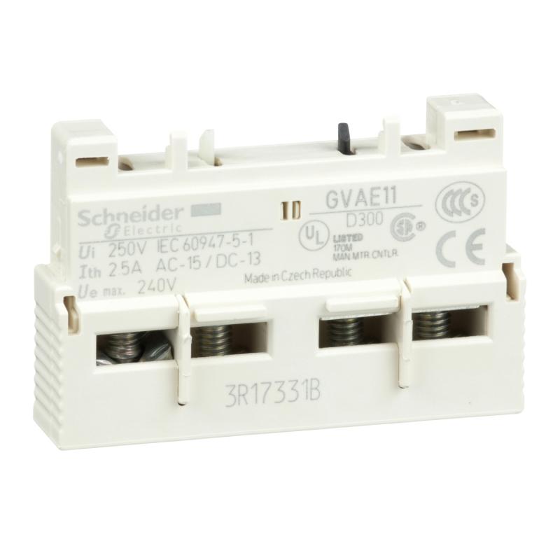 TeSys GV contact auxiliaire 1O+1F SCHNEIDER GVAE11