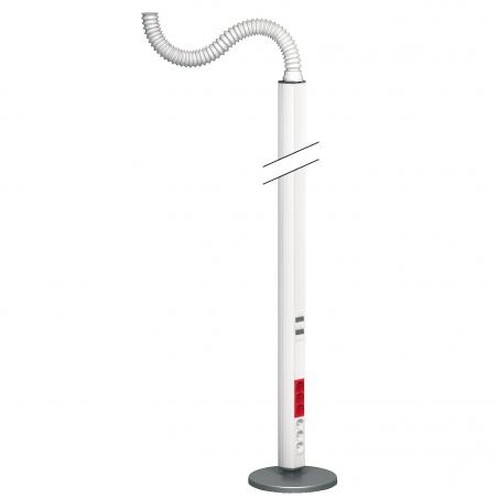 OptiLine 45 colonne mobile aluminium laqué blanc polaire 1 face 2,45 m SCHNEIDER ISM20113P