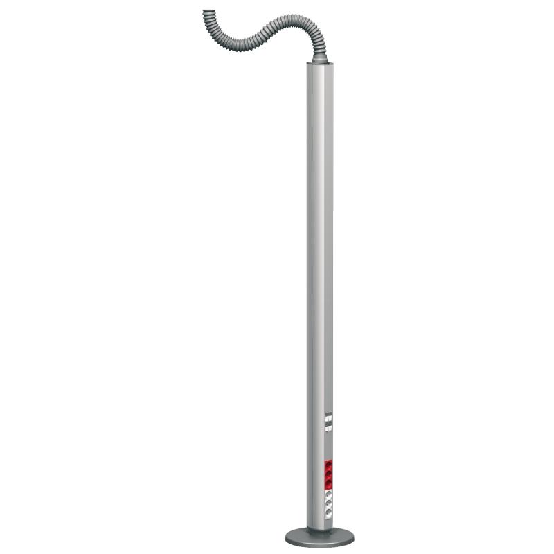 OptiLine 45 colonne mobile aluminium 2 faces 2,45 m SCHNEIDER ISM20116