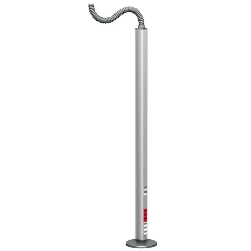 OptiLine 45 colonne mobile aluminium 2 faces 2,45 m SCHNEIDER ISM20116
