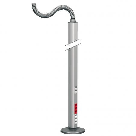 OptiLine 45 colonne mobile aluminium 2 faces 2,45 m SCHNEIDER ISM20116