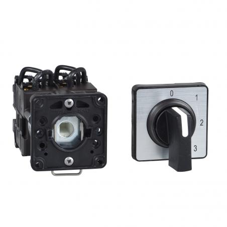 Harmony inverseur à came 2 pôles 90° 20A fixation diam. 22mm SCHNEIDER K2D012UCH