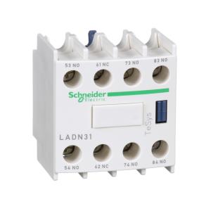 TeSys D bloc contacts auxiliaires frontaux 3F+1O bornes vis-étriers SCHNEIDER LADN31 2