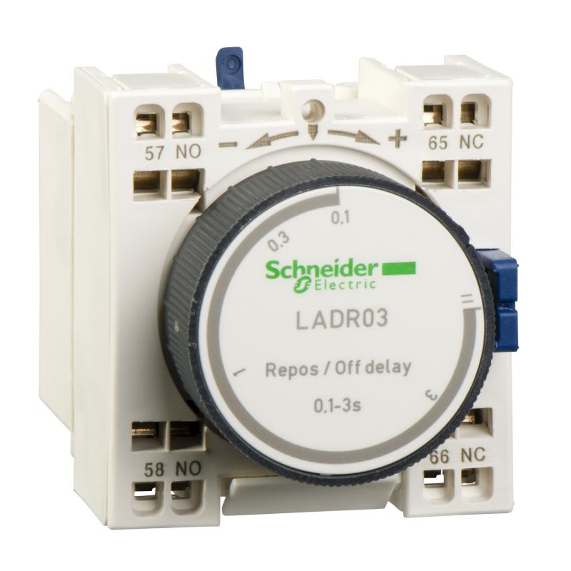 TeSys D bloc de contacts auxiliaires 1F+1O bornes à ressort SCHNEIDER LADR23
