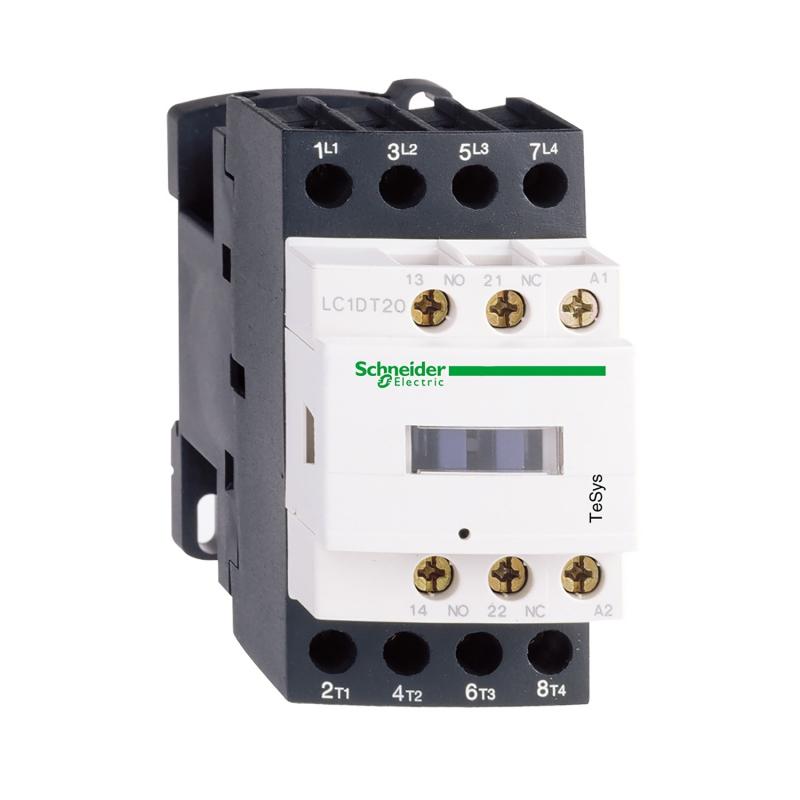 TeSys LC1D contacteur 4P (2F+2O) AC-1 440V 25A bobine 24Vcc SCHNEIDER LC1D128BL