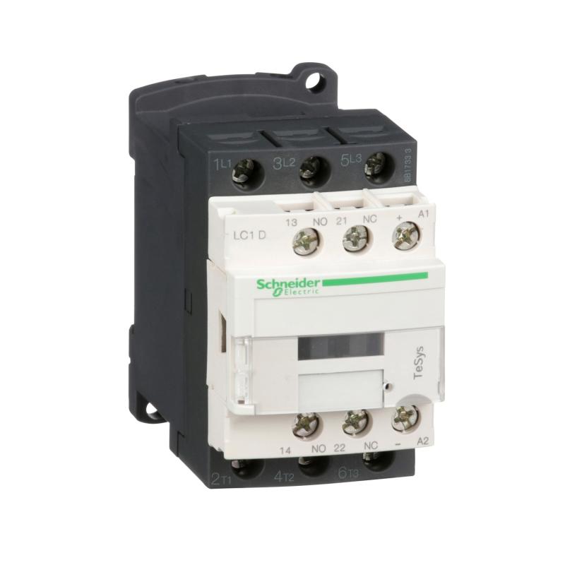 TeSys LC1D contacteur 3P AC-3 440V 12A bobine 24Vcc SCHNEIDER LC1D12BD