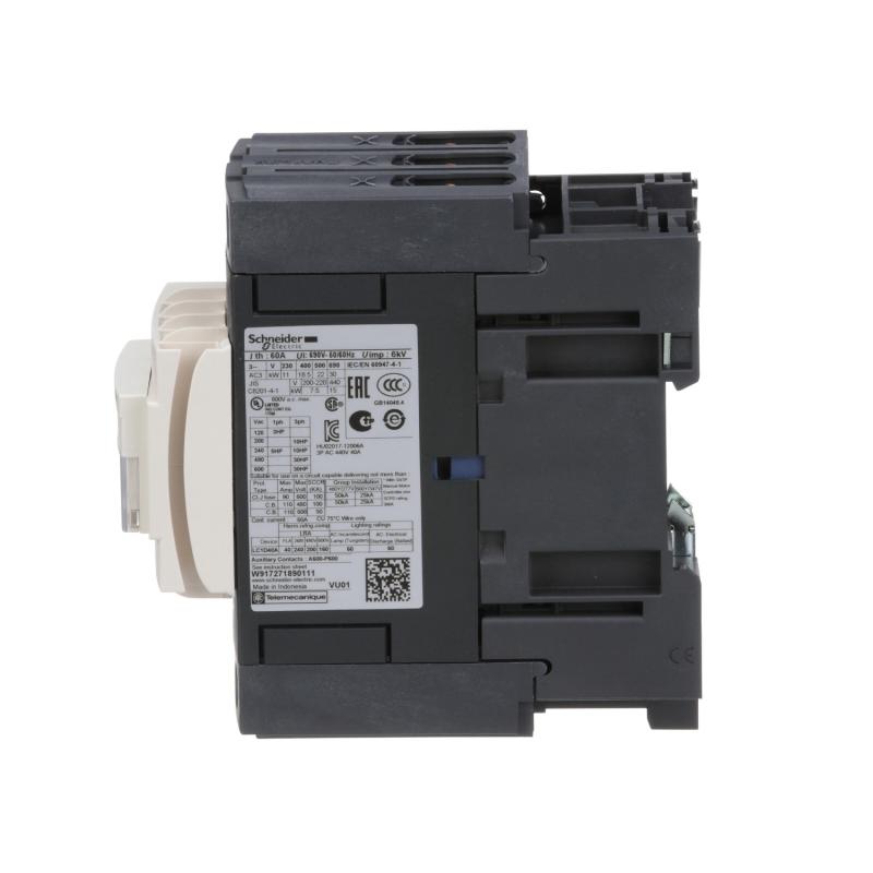 TeSys LC1D contacteur 3P AC-3 440V 40A bobine 120Vca SCHNEIDER LC1D40AG7