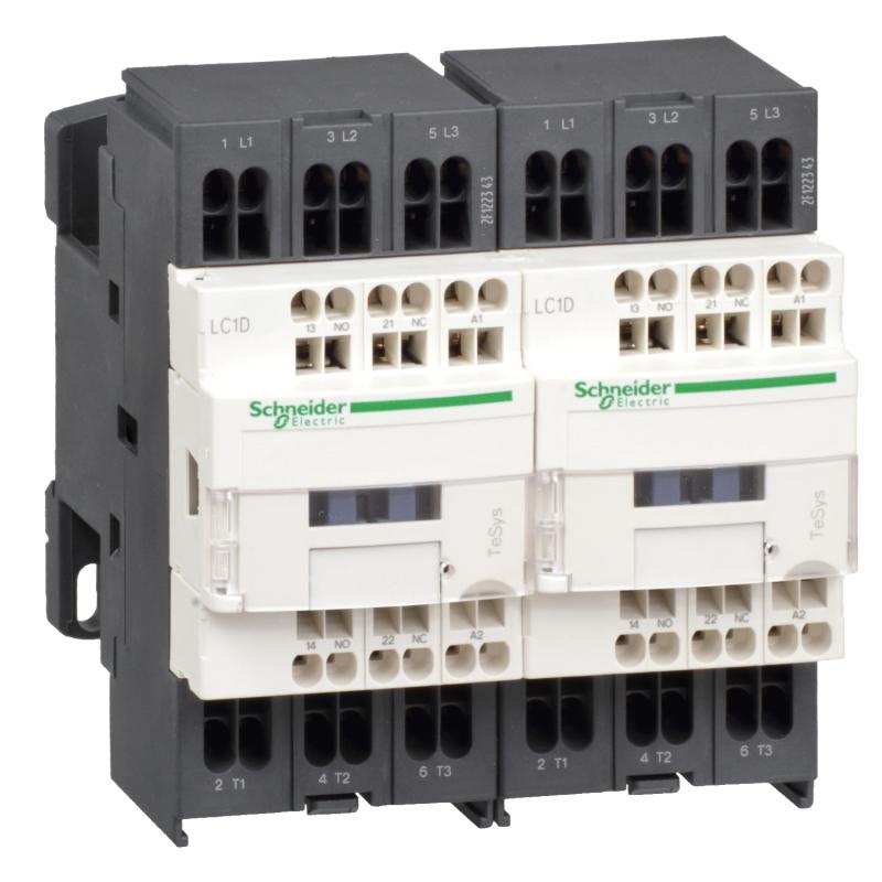 TeSys LC2D contacteur inverseur 3P AC-3 440V 9A bobine 24Vcc SCHNEIDER LC2D093BL
