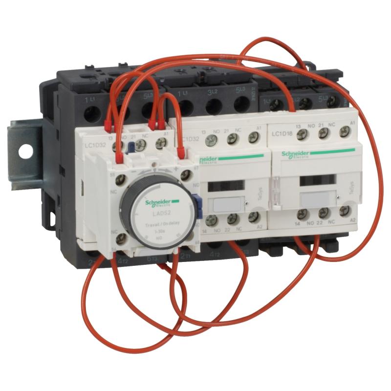 TeSys LC3D démarreur étoile triangle sur profilé bobine 230Vca SCHNEIDER LC3D320AP7