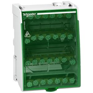 Répartiteur étagé tétrapolaire Linergy DS 100A 4x7 trous SCHNEIDER LGY410028 2