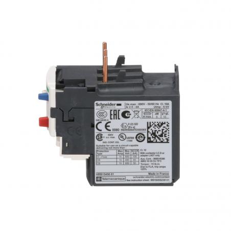 TeSys LRD relais de protection thermique 2,5..4A classe 10A SCHNEIDER LRD08