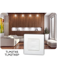 TELECOMMANDE MURALE 2 TOUCHES POWER YOKIS TLM2T45P 5454419