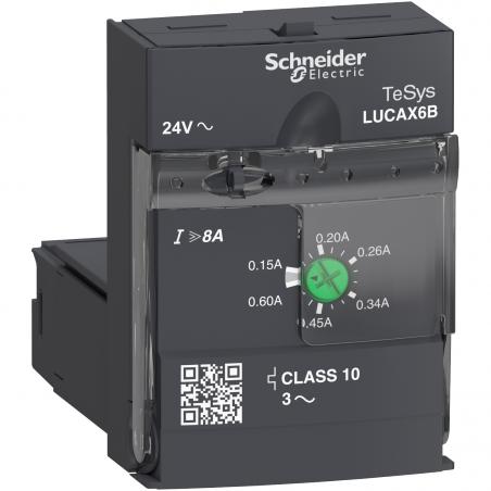 TeSys LUCA unité de contrôle standard classe 10 0,15..0,6A 24Vca SCHNEIDER LUCAX6B