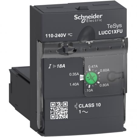 TeSys LUCC unité de contrôle évolutif classe 10 0,35..1,4A -110..220Vcc/ca SCHNEIDER LUCC1XFU