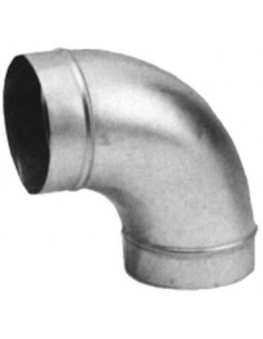 COUDE 90° GALVANISE SPIRACLIM D80 MM -MALE/MALE-UNELVENT 864348