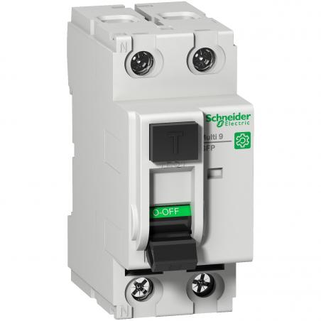 Multi9 Interrupteur différentiel GFP 2P 25A 260mA type Asi 120-240V SCHNEIDER M9R84225