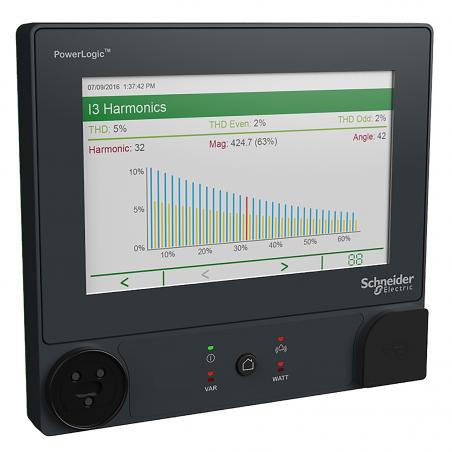 PowerLogic écran déporté + câble 3m centrale de mesure PM8000 SCHNEIDER METSEPM89RD96