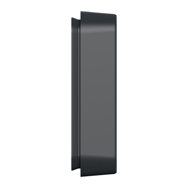 Mureva Styl Cadre 3 postes horizontal encastré IP55 IK08 gris SCHNEIDER MUR34109