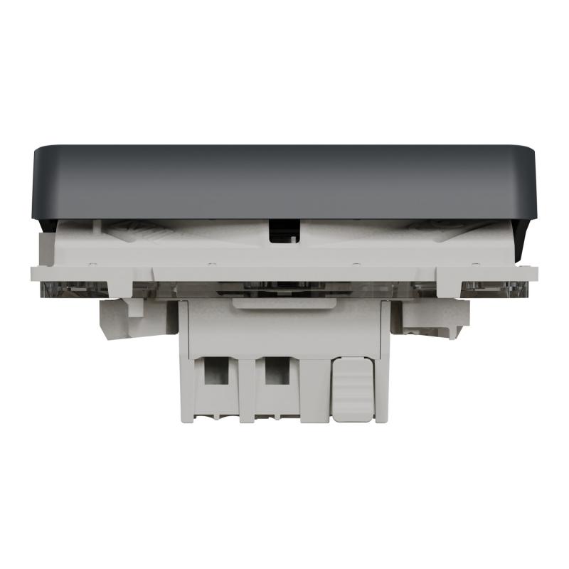 Mureva Styl Va et vient lumineux LED composable -IP55-IK08 -connex auto-gris SCHNEIDER MUR35025