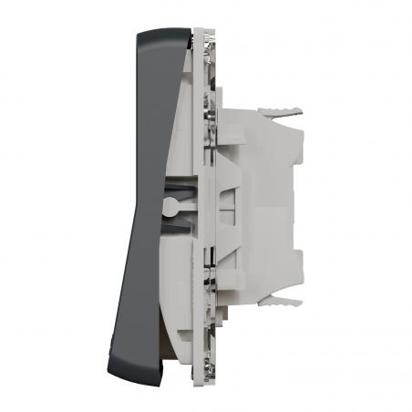 Mureva Styl Va et vient lumineux LED composable -IP55-IK08 -connex auto-gris SCHNEIDER MUR35025