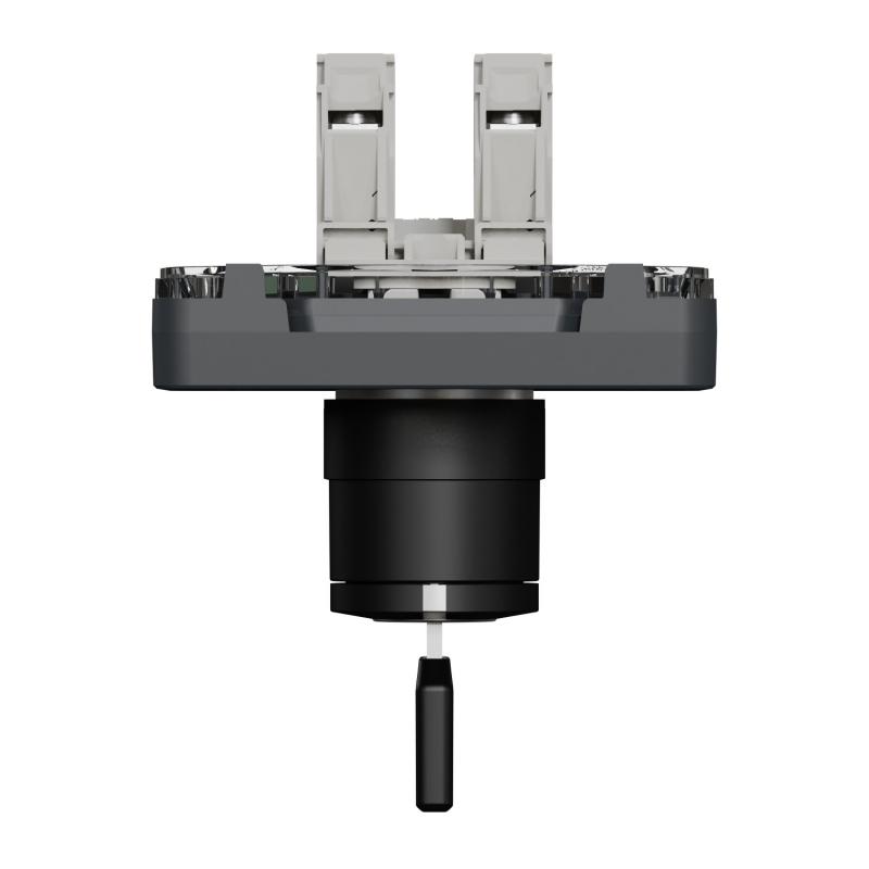 Mureva Styl Interrupteur à clé 3 positions composable IP55 IK08 gris SCHNEIDER MUR35061