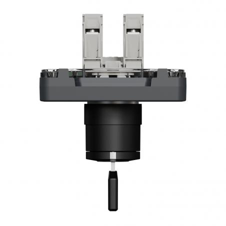 Mureva Styl Interrupteur à clé 3 positions composable IP55 IK08 gris SCHNEIDER MUR35061