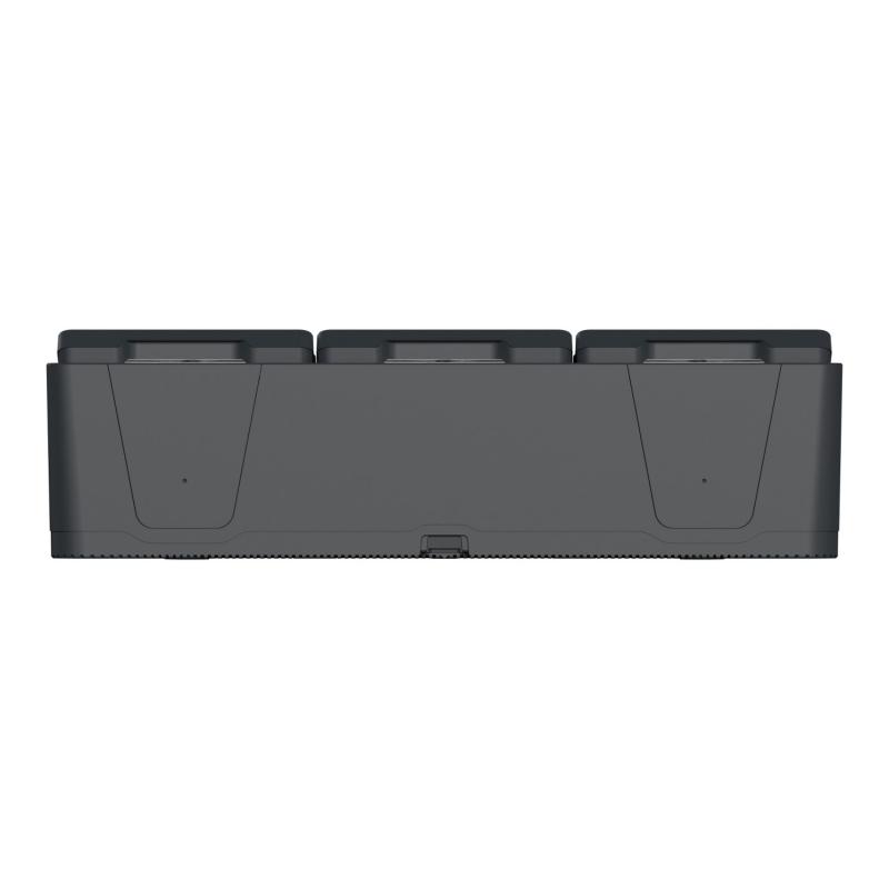 Mureva Styl 3 PC 2P+T schuko horiz précâblées saillie IP55 IK08 gris SCHNEIDER MUR36038