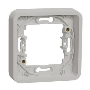 Mureva Styl Cadre 1 poste encastré IP55 IK08 blanc SCHNEIDER MUR39107 2