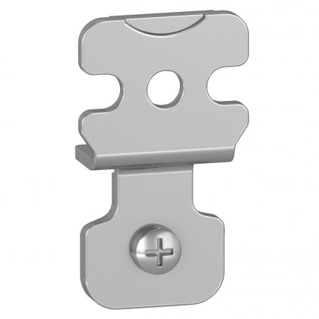 Spacial S3D jeu de 4 pattes fixation acier coffret SCHNEIDER NSYAEFPFSC