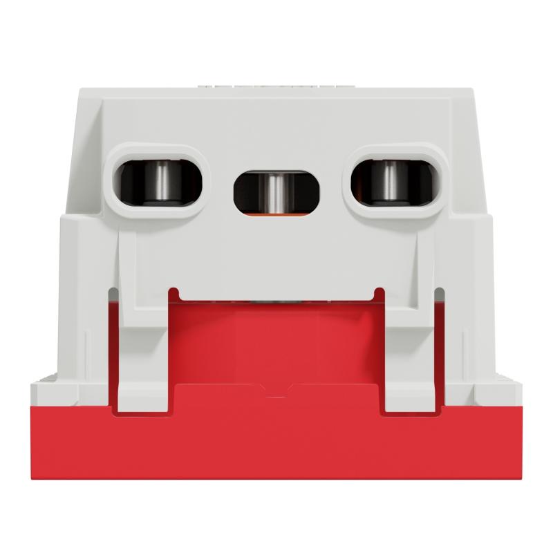 Unica prise 2P+T FR 90° vis détrompage mécanique Rouge méca seul SCHNEIDER NU305103