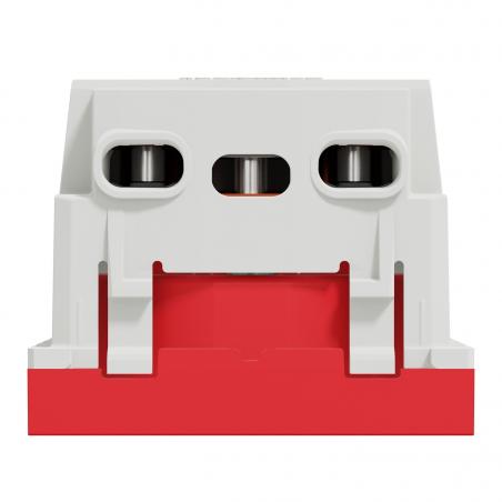 Unica prise 2P+T FR 90° vis détrompage mécanique Rouge méca seul SCHNEIDER NU305103