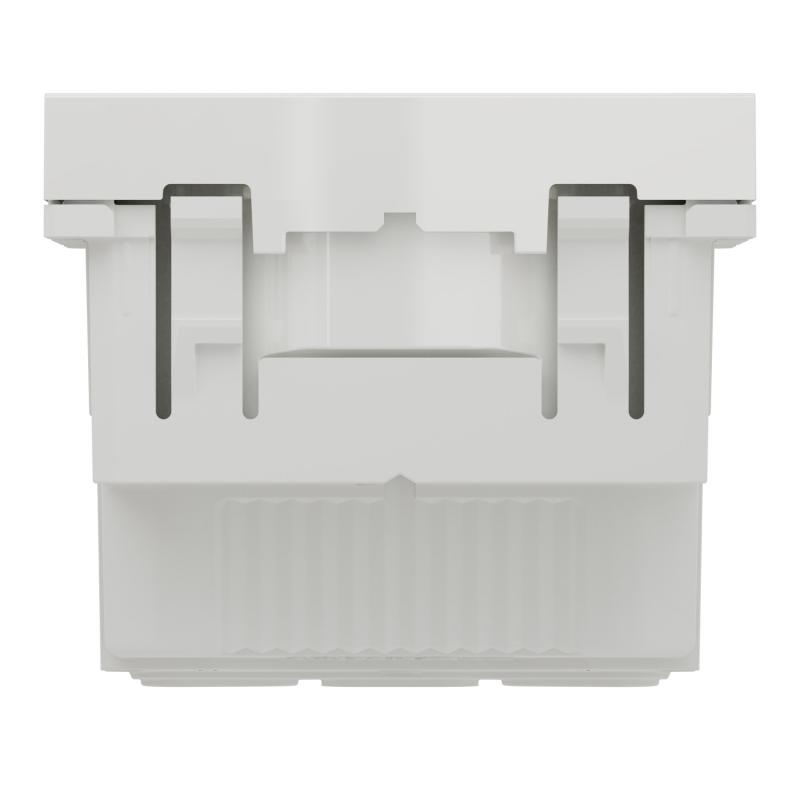 Unica prise 2P+T FR 90° affleurant raccord rapide Blanc méca seul SCHNEIDER NU305218