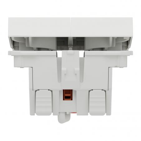 Unica commande VMC ON/OFF + 2 vitesses 10A 2 mod Blanc méca seul SCHNEIDER NU321418