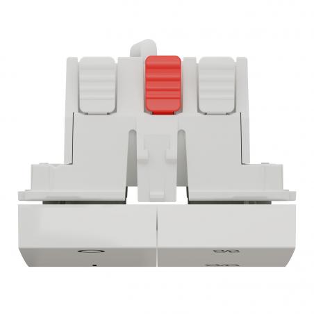 Unica commande VMC ON/OFF + 2 vitesses 10A 2 mod Blanc méca seul SCHNEIDER NU321418