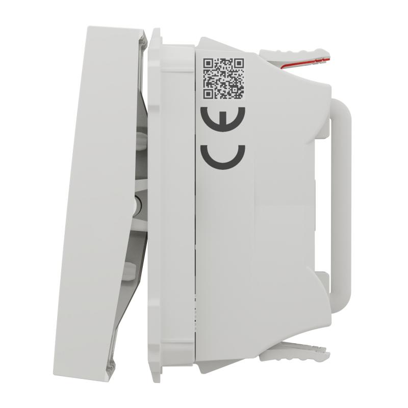 Unica commande VMC ON/OFF + 2 vitesses 10A 2 mod Blanc méca seul SCHNEIDER NU321418