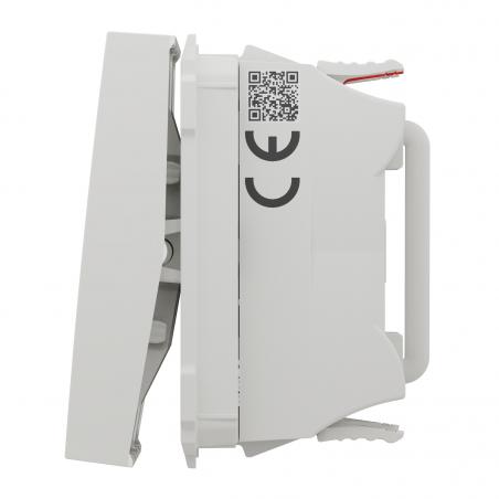 Unica commande VMC ON/OFF + 2 vitesses 10A 2 mod Blanc méca seul SCHNEIDER NU321418