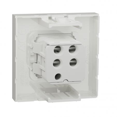 Unica interrupteur bipolaire 20A 2 mod Blanc méca seul SCHNEIDER NU322518