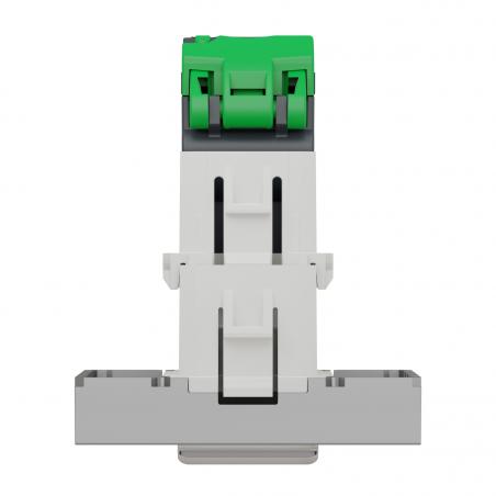 Unica prise RJ45 simple cat 6A FTP 2 mod Alu méca seul SCHNEIDER NU344930