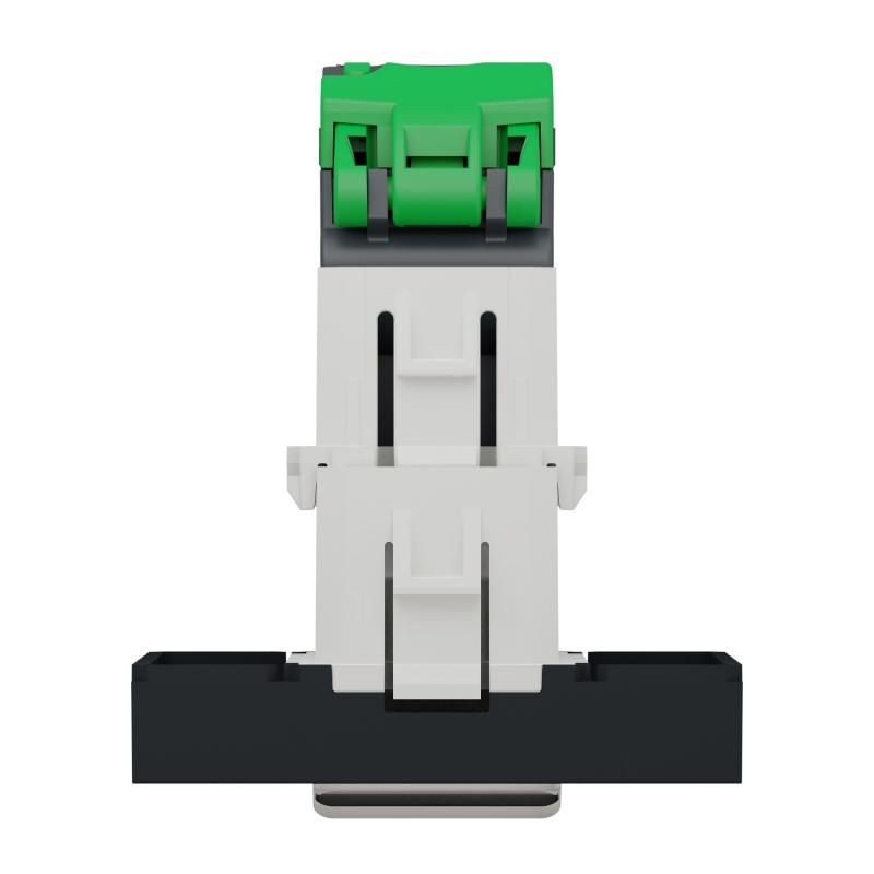 Unica prise RJ45 simple cat 6A FTP 2 mod Anthracite méca seul SCHNEIDER NU344954