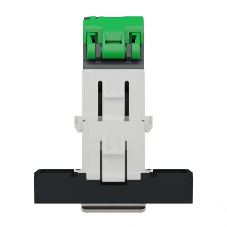 Unica prise RJ45 simple cat 6A FTP 2 mod Anthracite méca seul SCHNEIDER NU344954