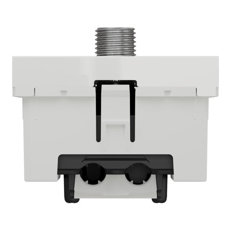 Unica prise TV + FM + SAT 2 mod Blanc méca seul SCHNEIDER NU345018
