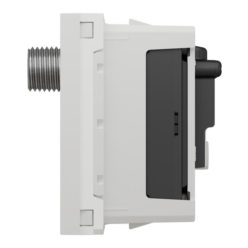 Unica prise TV + FM + SAT 2 mod Blanc méca seul SCHNEIDER NU345018