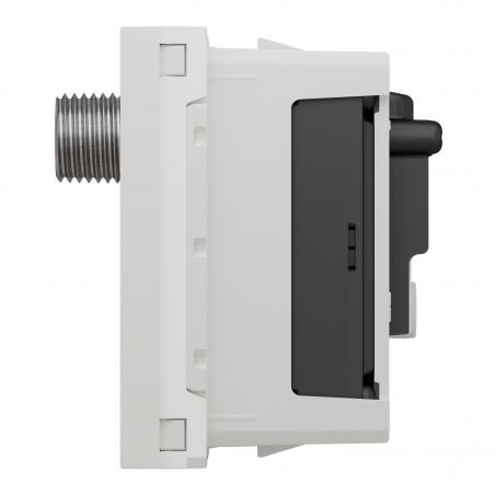 Unica prise TV + FM + SAT 2 mod Blanc méca seul SCHNEIDER NU345018