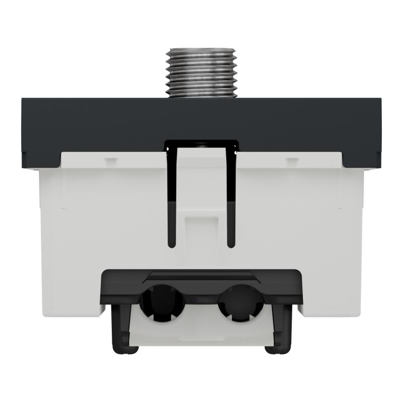 Unica prise TV + FM + SAT 2 mod Anthracite méca seul SCHNEIDER NU345054
